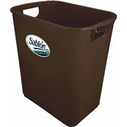 Foto de CESTO DE BASURA JUMBO RECTANGULAR, CON ASAS.CAPACIDAD 26 L / 6.87 GAL. 