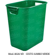 Foto de Cesto De Basura Jumbo Rectangular Con Asas.Capacidad 26 L / 6.87 Gal. 