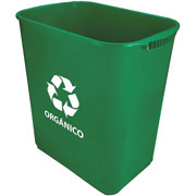 Foto de Cesto De Basura Jumbo Rectangular Sin Asas.Capacidad 26 L / 6.87 Gal. Con Impresión 