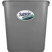 Foto de CESTO DE BASURA JUMBO RECTANGULAR, SIN ASAS.CAPACIDAD 26 L / 6.87 GAL. 