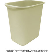 Foto de CESTO DE BASURA RECTANGULAR, SIN ASAS.CAPACIDAD 13 L / 3.43 GAL. 