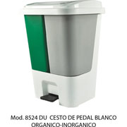 Foto de CESTO DE PEDAL CON CAPACIDAD DE 17 LITROS / 4.49 GALONES CON TAPA. 