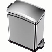 Foto de Cesto Para Basura Eko Rejoice 15L 33.2x17.8x33.6cm Plata 