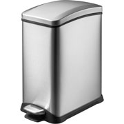 Foto de Cesto Para Basura Eko Rejoice 15L 33.2x17.8x33.6cm Plata 