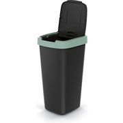 Foto de Cesto para basura Prospeplast Compacta Q 25L negro/verde 