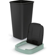 Foto de Cesto para basura Prospeplast Compacta Q 25L negro/verde 