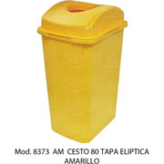 Foto de CESTO TAPA ELÍPTICA CON CAPACIDAD DE 80 LITROS / 21.16 GALONES 