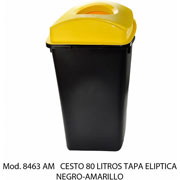 Foto de CESTO TAPA ELÍPTICA CON CAPACIDAD DE 80 LITROS / 21.16 GALONES 
