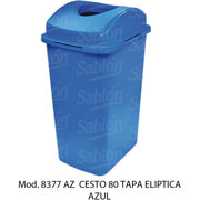 Foto de CESTO TAPA ELÍPTICA CON CAPACIDAD DE 80 LITROS / 21.16 GALONES 
