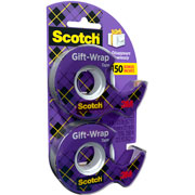 Foto de Cinta Adhesiva Scotch para Regalos Satinada 3/4 Pulgada Paquete con 2 