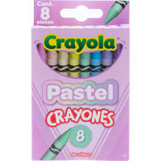 Foto de Crayon Crayola Redondo Pastel con 8 Piezas