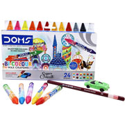 Foto de Crayon DOMS Bicolor con 24 Piezas 