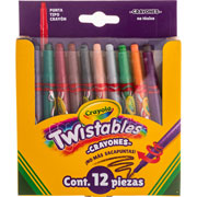 Foto de Crayones Crayola Twistables Mini con 12 piezas 