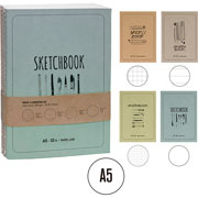 Foto de Cuaderno arte Senfort Eco Sketch A5 80G 32 hojas 4 piezas surtido