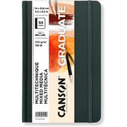 Foto de Cuaderno Canson Graduate Mix Media 14 X 21.6 Cm De 220Gr Con 64 Hojas 
