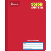Foto de Cuaderno cosido profesional Norma Color 360 cuadro chico 100 hojas 