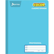 Foto de Cuaderno cosido profesional Norma Color 360 cuadro grande 100 hojas 