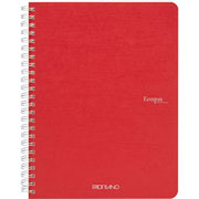 Foto de Cuaderno Fabriano de Arte Rayas Rojo con Espiral A5 90G 70 Hojas 5Mm 