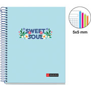 Foto de Cuaderno Forma Francesa Miquelrius Cuadrícula 5 mm 120 Hojas Sweet So 