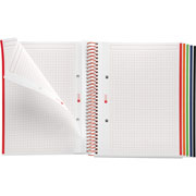 Foto de Cuaderno Forma Francesa Miquelrius Emotions 5 MM 120 Hojas Rojo 