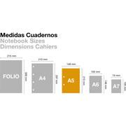 Foto de Cuaderno Forma Francesa Miquelrius Inhale&Exhale Cuadro Chico 100 Hojas 