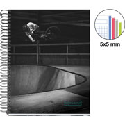 Foto de Cuaderno Forma Francesa Cuadro Chico Miquelrius Skate Park 140 Hojas 