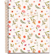 Foto de Cuaderno forma francesa MQR Flowers pasta dura raya 120 hojas 