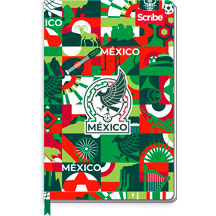 Foto de Cuaderno Forma Francesa De Raya Seleccion De Mexico 100 Hojas Scribe 