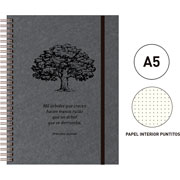 Foto de Cuaderno forma francesa Senfort Eco Do Dots 120 hojas gris 