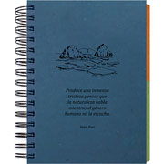 Foto de Cuaderno forma francesa Senfort Eco Do raya 120 hojas azul 