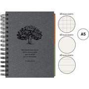 Foto de Cuaderno forma francesa Senfort Eco Do raya 120 hojas gris 