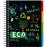Foto de Cuaderno forma francesa Senfort Ecology Frie espiral cudro chico 120 hojas 