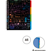 Foto de Cuaderno forma francesa Senfort Maths espiral cuadro chico 120 hojas 