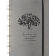 Foto de Cuaderno forma francesa Senfort Eco Do Dots 120 hojas gris