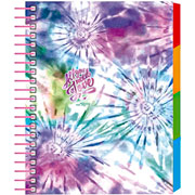 Foto de Cuaderno forma francesa Senfort Tie Dye All espiral cuadro chico 120hojas 