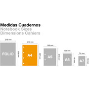 Foto de Cuaderno Profesional Cuadro Chico Miquelrius Natura Flor 80 Hojas 