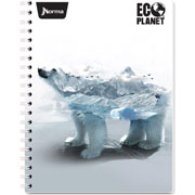 Foto de Cuaderno profesional de raya Norma Ecoplanet doble arillo 100 hojas 