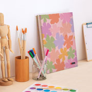 Foto de Cuaderno Profesional Miquelrius Cuadrícula 5 mm 120 Hojas Acuarela 
