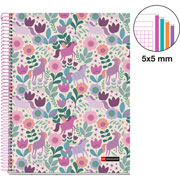 Foto de Cuaderno Profesional Miquelrius Cuadrícula 5 mm 120 Hojas Unicorn 