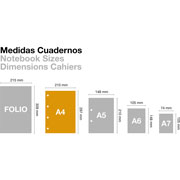 Foto de Cuaderno Profesional Miquelrius Dusk Golden Raya 100 Hojas 