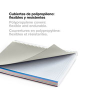 Foto de Cuaderno Profesional Rayas Forma Francesa Miquelrius Gris Rayas 200 Hojas 