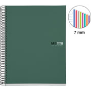 Foto de Cuaderno Profesional Rayas Forma Francesa Miquelrius Kaki Rayas 200 Hojas 