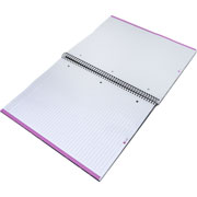 Foto de Cuaderno profesional MQR hojas pasta dura raya 120 hojas 