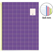 Foto de Cuaderno Profesional Mqr Rider 100 Hojas 5Mm Violeta 