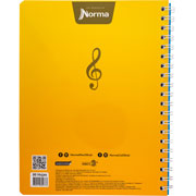Foto de Cuaderno profesional Norma música raya 80 hojas 