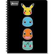 Foto de Cuaderno Profesional Norma Pokemon 100 Hojas 5Mm 
