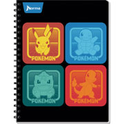 Foto de Cuaderno Profesional Norma Pokemon 100 Hojas 5Mm 