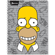 Foto de Cuaderno profesional Norma Simpsons doble arillo cuadro grande 100 hojas 