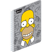 Foto de Cuaderno profesional Norma Simpsons doble arillo cuadro grande 100 hojas 