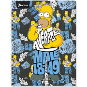 Foto de Cuaderno profesional Norma Simpsons doble arillo cuadro grande 100 hojas 